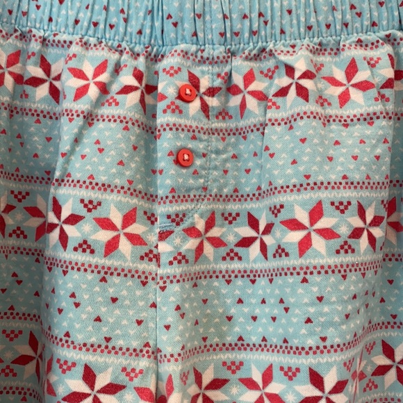 Valerie Bertinelli Flannel Snowflake Sleep Set S - Picture 5 of 8